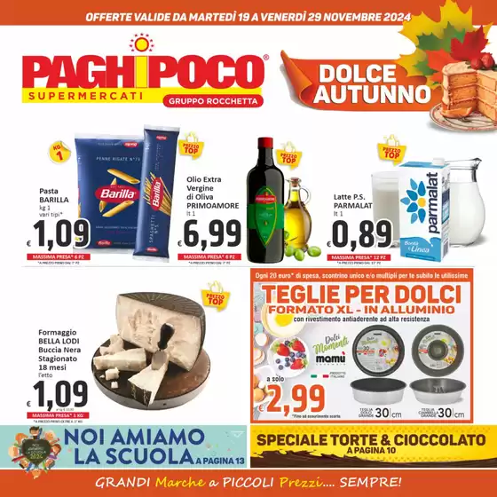 Volantino PaghiPoco | Dolce autunno | 19/11/2024 - 29/11/2024