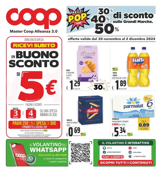 Volantino Coop a Taranto | Prezzi pop | 20/11/2024 - 2/12/2024