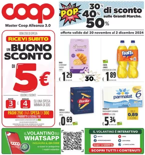 Volantino Coop a Mottola | Prezzi pop | 20/11/2024 - 2/12/2024