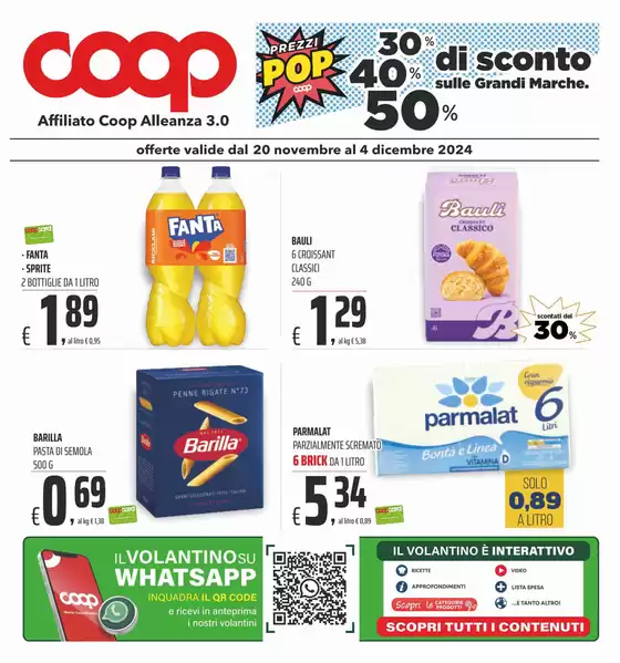 Volantino Coop a Neviano | Prezzi pop | 20/11/2024 - 4/12/2024