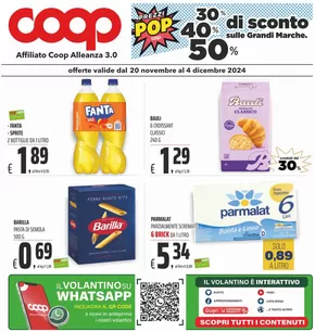 Volantino Coop a Supersano | Prezzi pop | 20/11/2024 - 4/12/2024