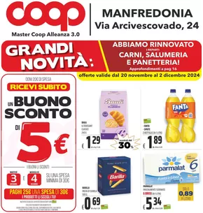 Volantino Coop a Manfredonia | Prezzi pop | 20/11/2024 - 2/12/2024