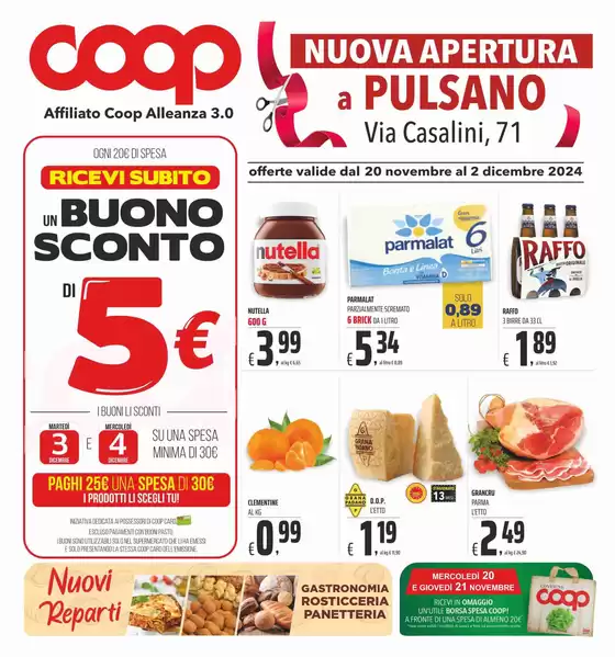 Volantino Coop a Pulsano | Prezzi pop | 20/11/2024 - 2/12/2024