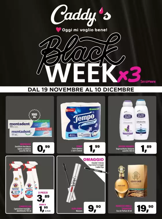 Volantino Caddy's | Black week x3 | 19/11/2024 - 10/12/2024