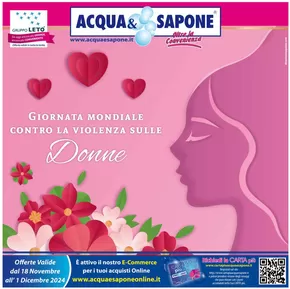 Offerte di Cura casa e corpo a Messina | Oltre la convenienza in Acqua & Sapone | 18/11/2024 - 1/12/2024