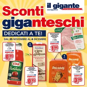 Volantino Il Gigante a Chivasso | Sconti giganteschi | 25/11/2024 - 4/12/2024