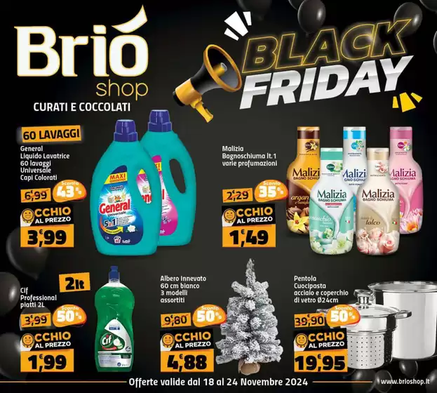 Volantino Briò Shop a Surbo | Black friday | 18/11/2024 - 24/11/2024