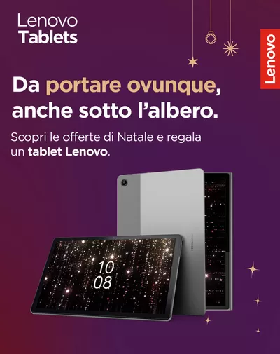 Volantino Lenovo | Da portare ovunque, anche sotto l'albero. | 2/12/2024 - 8/1/2025