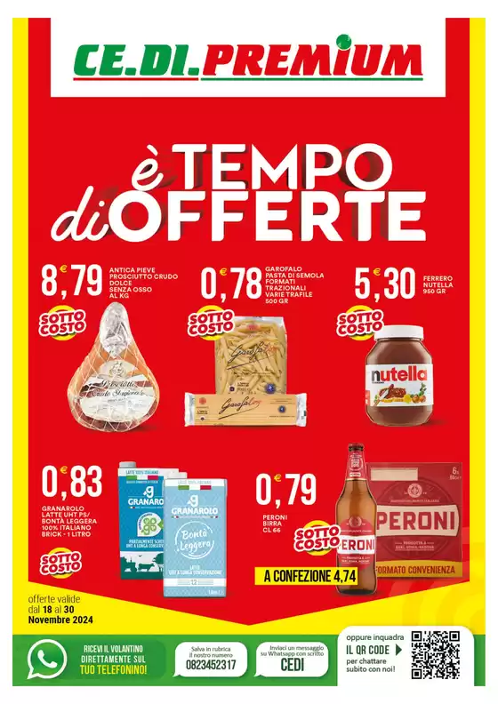 Volantino Premium Cash&Carry a Napoli | E tempo di offerte | 18/11/2024 - 30/11/2024