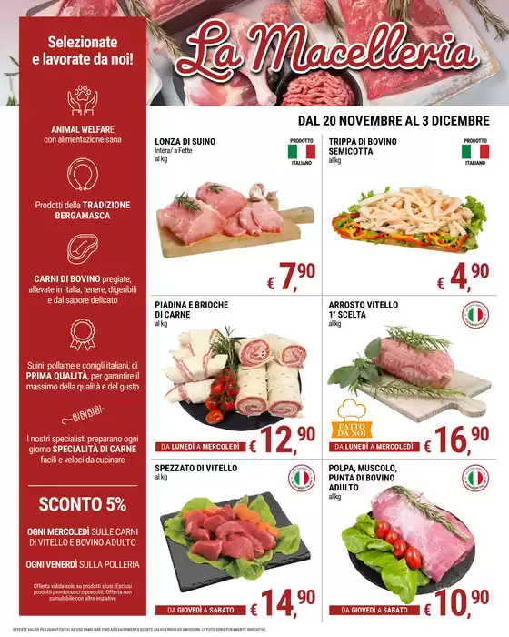 Volantino Tre Valli Supermercato | Black weeks | 18/11/2024 - 3/12/2024