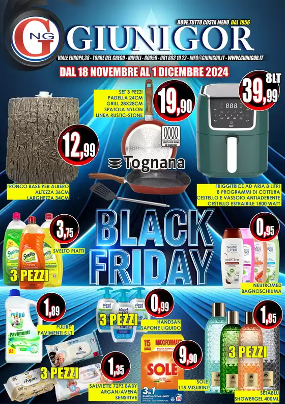 Volantino Giunigor a Torre del Greco | Black friday | 18/11/2024 - 1/12/2024