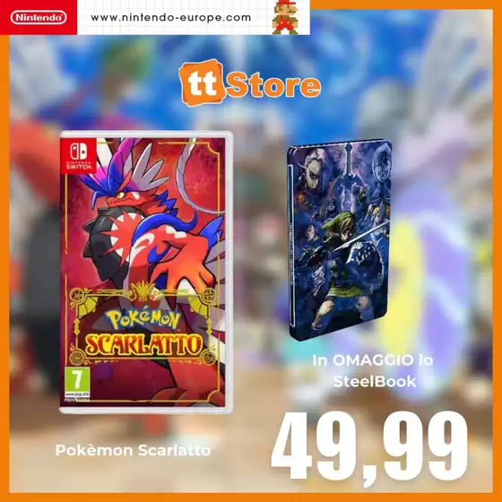 Volantino TT Store a Palermo | Pokemon Scarlatto | 19/11/2024 - 30/11/2024