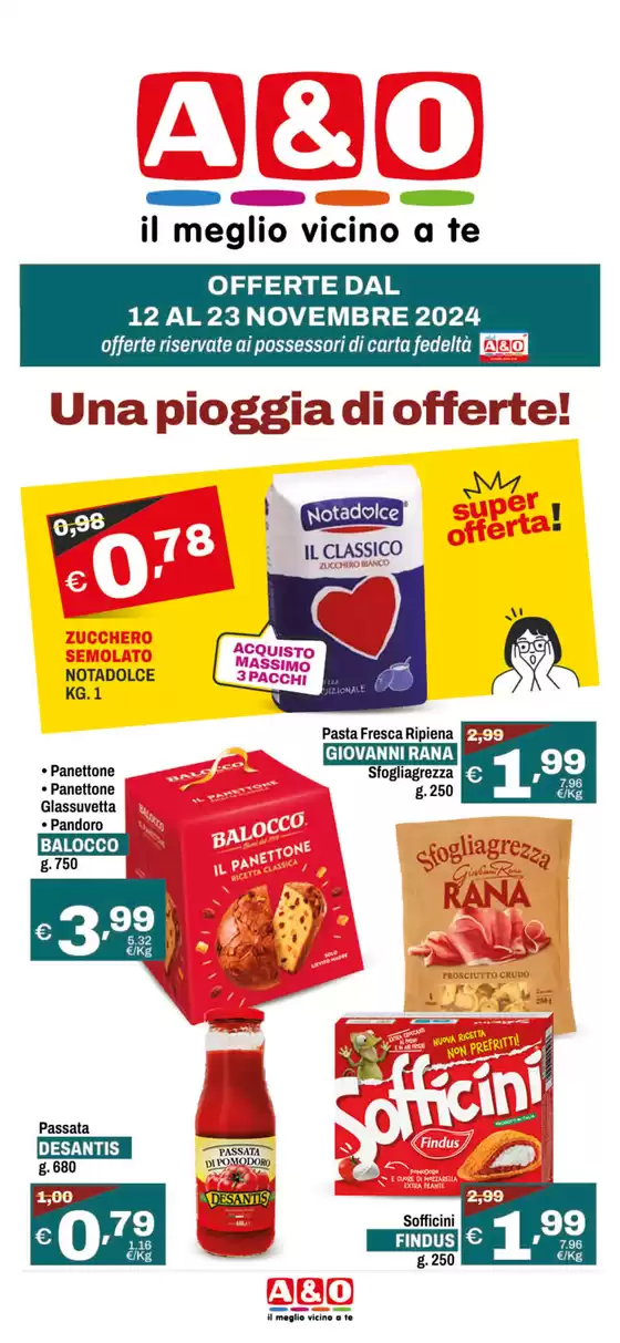 Volantino A&O a Napoli | Un pioggia di offerte! | 19/11/2024 - 23/11/2024