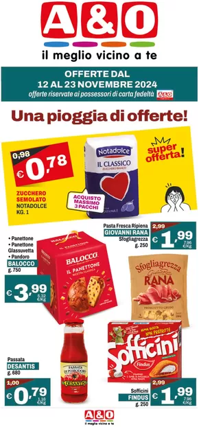 Volantino A&O | Un pioggia di offerte! | 19/11/2024 - 23/11/2024