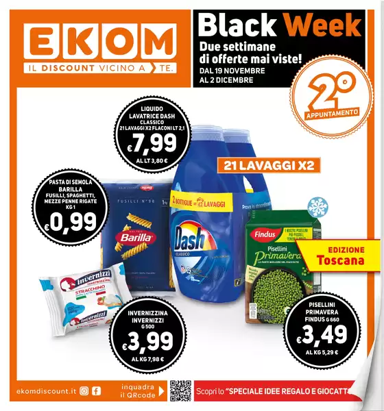 Volantino Ekom | Black Week | 19/11/2024 - 2/12/2024