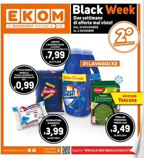 Offerte di Discount a Livorno | Black Week in Ekom | 19/11/2024 - 2/12/2024