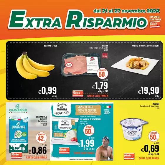 Volantino Famila a Ravenna | Extra risparmio  | 21/11/2024 - 27/11/2024