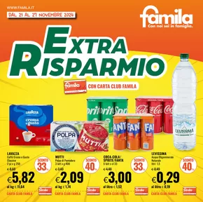 Volantino Famila | Extra risparmio  | 21/11/2024 - 27/11/2024