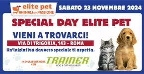 Offerte di Animali a Pomezia | Special day  in Elite Pet | 19/11/2024 - 23/11/2024