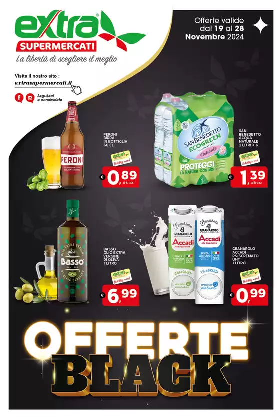 Volantino Extra Supermercati a Caserta | Offerte Black friday | 19/11/2024 - 28/11/2024