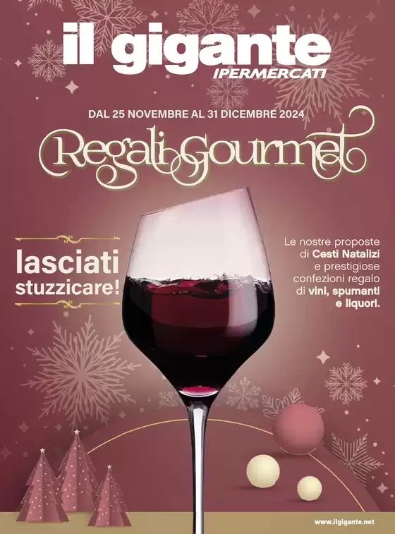 Volantino Il Gigante a Castello di Brianza | Regali Gourmet | 25/11/2024 - 31/12/2024