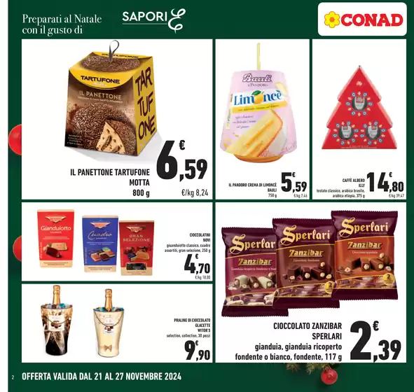 Volantino Conad Superstore a San Vito al Tagliamento | Taglio netto | 21/11/2024 - 27/11/2024