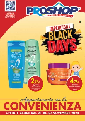 Offerte di Cura casa e corpo a Marsala | Imperdibili black days  in Proshop | 21/11/2024 - 30/11/2024