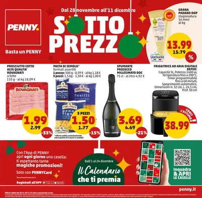 Volantino PENNY a Caserta | Sotto prezzo | 28/11/2024 - 11/12/2024