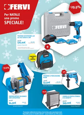 Offerte di Bricolage | Per Natale una promo speciale! in Fervi | 19/11/2024 - 31/12/2024