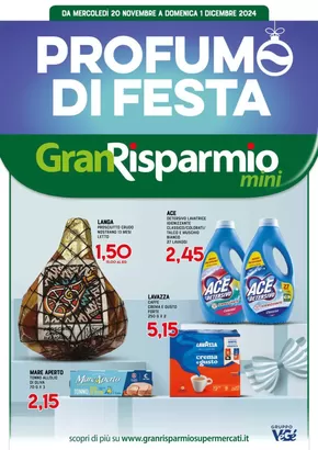 Offerte di Iper e super a Trivento | Profumo di festa in Gran Risparmio | 20/11/2024 - 1/12/2024