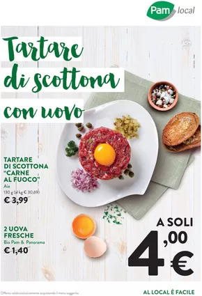 Volantino Pam Local a Firenze | Tartare di scottona con uovo | 20/11/2024 - 4/12/2024