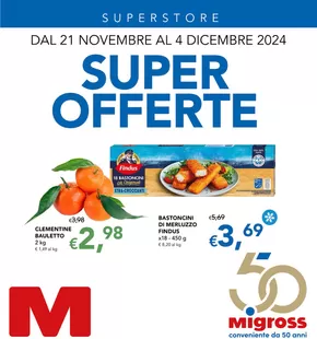 Volantino Migross Superstore a Bondeno | Super offerte | 21/11/2024 - 4/12/2024