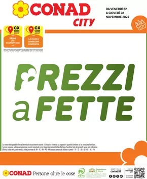 Volantino Conad City a Ravenna | Prezzi a fette | 22/11/2024 - 28/11/2024