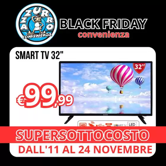 Volantino Azzurro Convenienza a Tivoli | Black Friday | 20/11/2024 - 29/11/2024