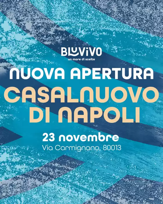 Volantino BluVivo a Marigliano | Nuova apertura | 20/11/2024 - 23/11/2024