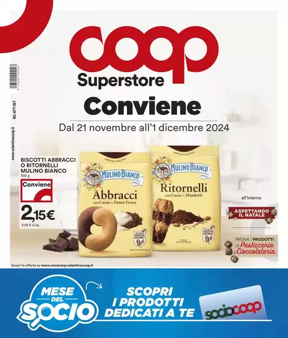 Volantino Coop a Oleggio | Sconti Fino al 40 % | 21/11/2024 - 1/12/2024