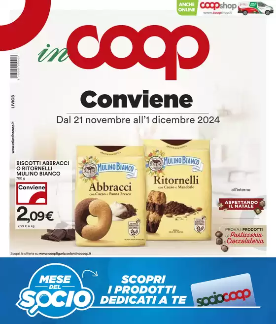 Volantino Coop a Recco | Sconti Fino al 40 % | 21/11/2024 - 1/12/2024