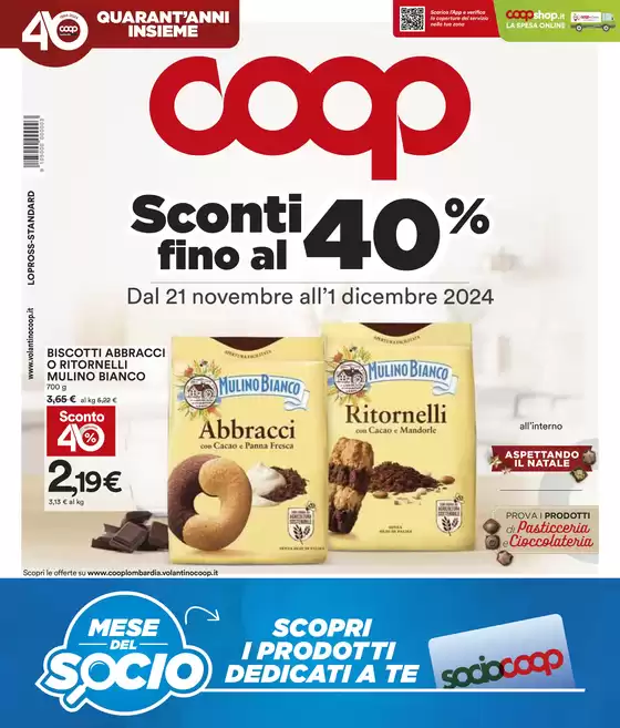 Volantino Coop a Peschiera Borromeo | Sconti Fino al 40 % | 21/11/2024 - 1/12/2024