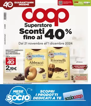 Volantino Coop a Milano | Sconti Fino al 40 % | 21/11/2024 - 1/12/2024