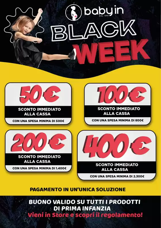 Volantino Baby In a Foggia | Black week | 21/11/2024 - 30/11/2024