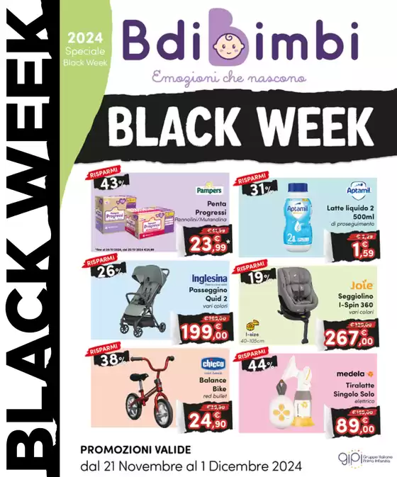 Volantino B di Bimbi a Sassari | Black week | 21/11/2024 - 1/12/2024