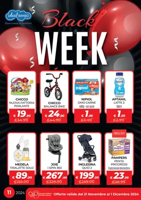 Offerte di Infanzia e giochi a Follonica | Black week in Ideal Bimbo | 21/11/2024 - 1/12/2024