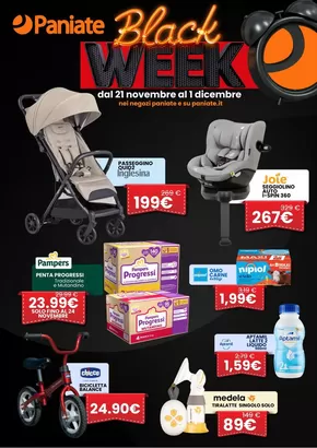 Offerte di Infanzia e giochi a Asti | Black week in Paniate | 21/11/2024 - 1/12/2024