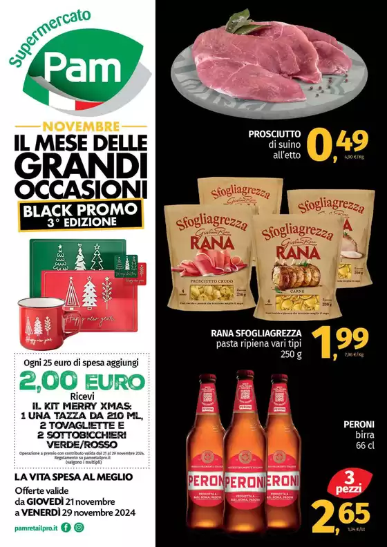 Volantino Pam RetailPro a San Salvo | Il mese delle grandi occasioni | 21/11/2024 - 29/11/2024