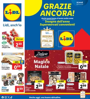 Volantino Lidl a Castelnuovo Cilento | Grazie Ancora! | 25/11/2024 - 1/12/2024