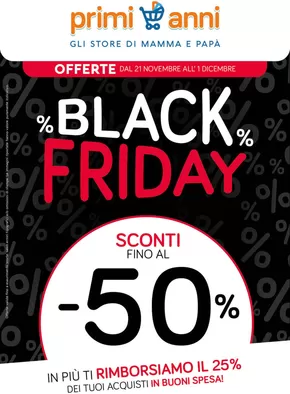 Offerte di Infanzia e giochi a Rivoli | Black Friday in Primi Anni | 21/11/2024 - 1/12/2024