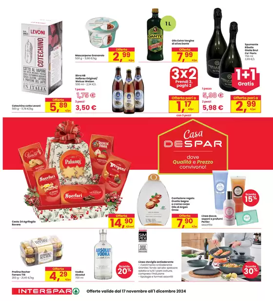 Volantino Interspar a Pordenone | Sconti fino al 50% | 21/11/2024 - 4/12/2024