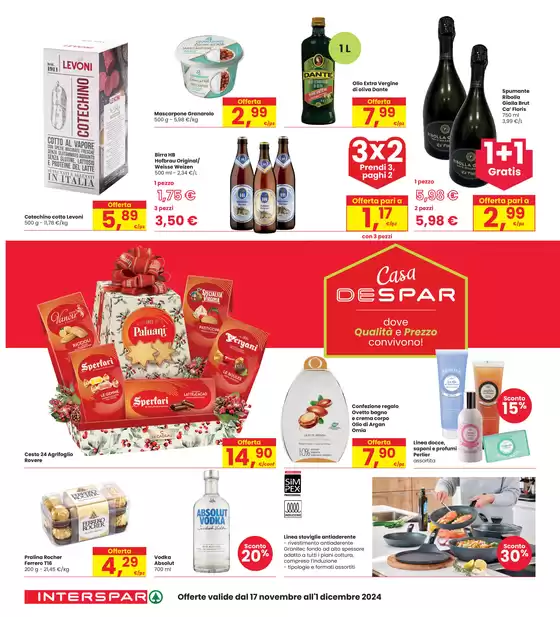 Volantino Interspar a Padova | Sconti fino al 50%  | 21/11/2024 - 4/12/2024