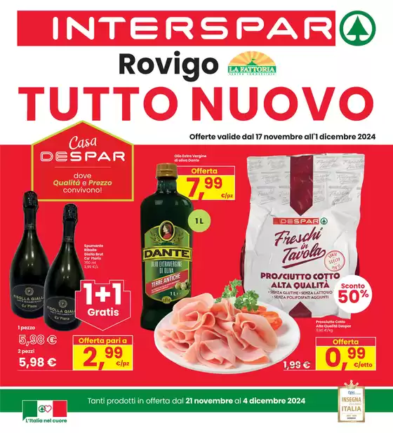 Volantino Interspar a Rovigo | Tutto nuovo | 21/11/2024 - 4/12/2024