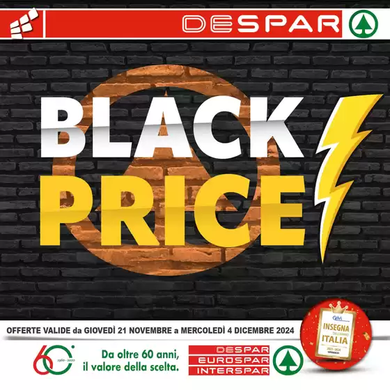 Volantino Interspar a Messina | Black price | 21/11/2024 - 4/12/2024